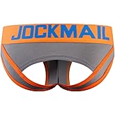 JOCKMAIL Mens Jockstrap Cotton Briefs Breathable Athletic Underwear for Athletic Supporter