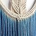 BlueMake Macrame Wall Hanging Tapestry Hand Woven Pendant Decoration House Ceremony Living Room Home Furnishing Accessories (Blue)