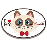 Magnet Me Up Anime I Love My Ragdoll Cute Cat Breed
