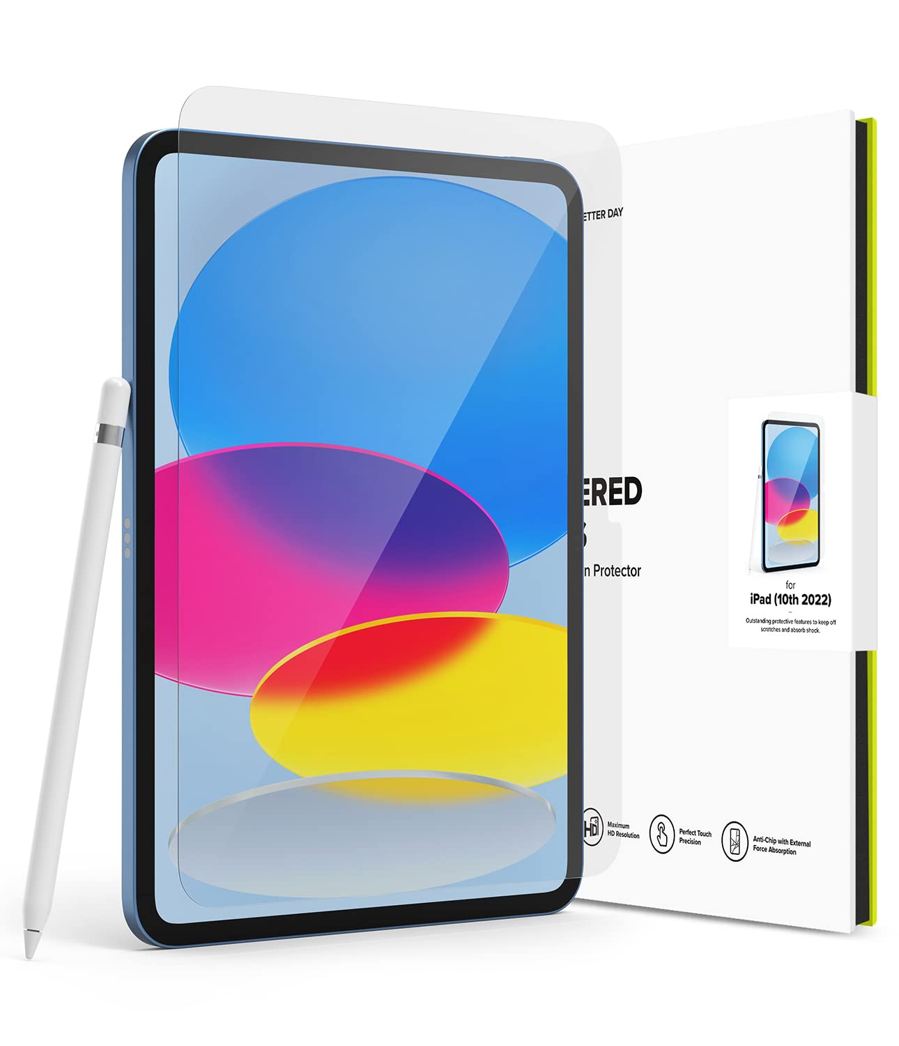 Ringke Glass Compatible with iPad 11th Generation (A16) 11 inch 2025 and iPad 10th Generation 10.9 inch 2022 Screen Protector, Full Coverage Protective Tempered Glass