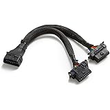 bbfly-B6 OBD2 Splitter 16 Pin OBD II Splitter Extension 1x Male and 2X Female Extension Cable Adapter (1FT/30CM) (1Pack)