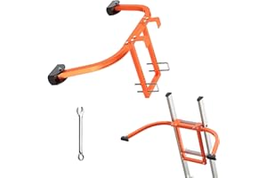 Barlezy Ladder Stabilizer, Heavy Duty Steel Ladder Stabilizer Accessory with Wing Span/Wall Extension Accessory, Ladder Roof 