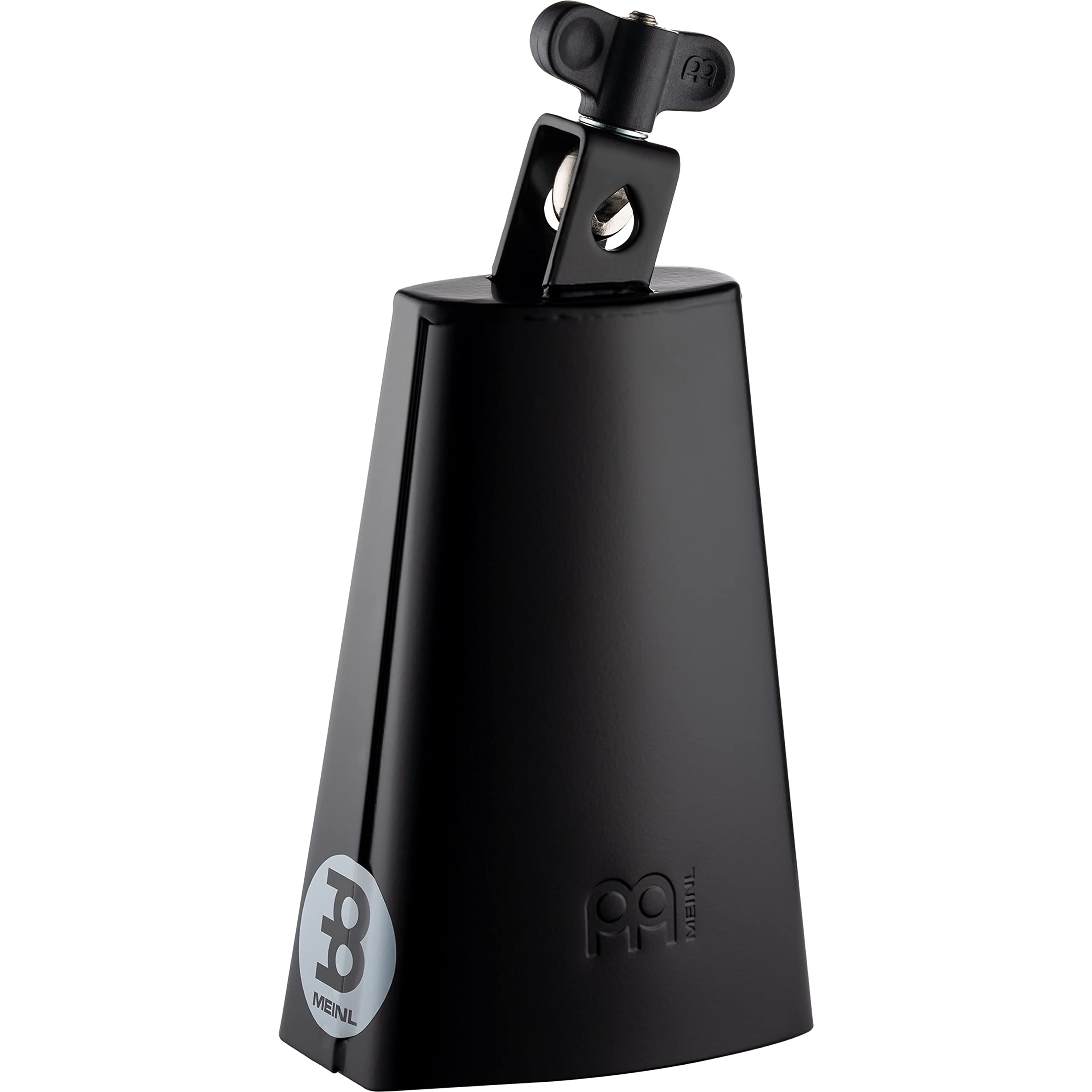 Meinl Percussion Black Medium Cowbell - Medium-Large Idiophone - Length 6.75 Inches - Mountable - Powder-Coated Steel, Black (SL675-BK)