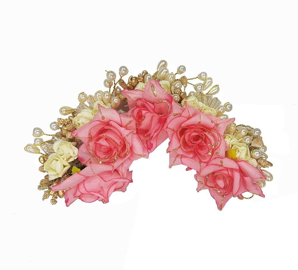 Buy Majik Bollywood Style Flowers Hair Accessories For Wedding