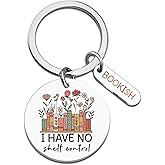 Sugchairo Book Lover Gifts for Women Reader Books Keychain Bookish Gifts Book Worm Gift for Women Birthday Christmas Books Club Gift for Woman