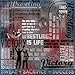 Karen Foster Design (64728) Wrestling Is Life Collage Scrapbooking Paper, 12 x 12