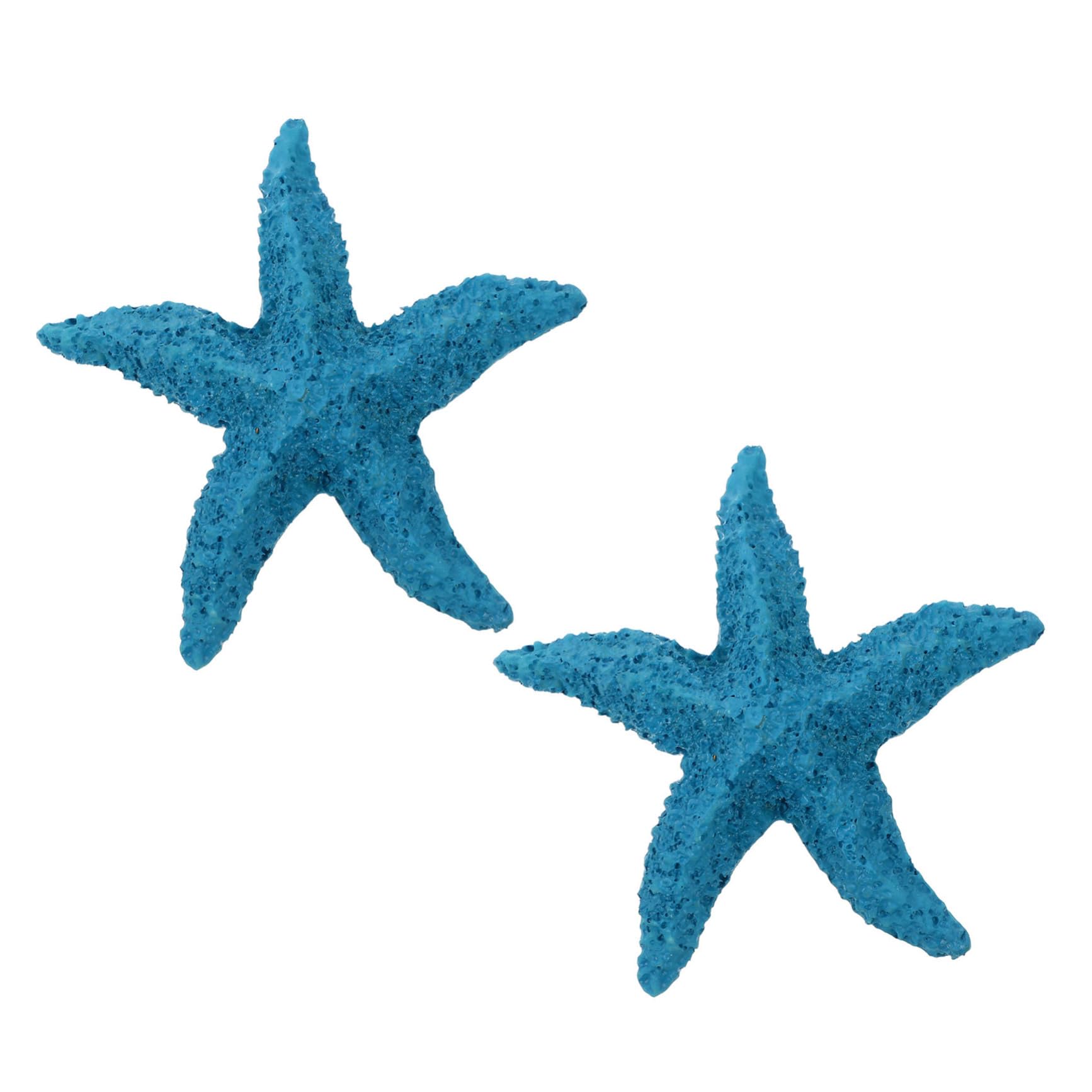 SEWOART 2Pcs Blue Ornament Fish Tank Decoration Resin Marine Animals Nautical Aquarium Decor for Home and Office