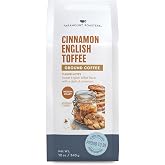 Paramount Roasters Cinnamon English Toffee Flavored Ground Coffee, 1-12oz bag, Medium Roast (Paramount Coffee Company)