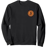 Bitcoin Logo Emblem Cryptocurrency Blockchains Bitcoin Sweatshirt