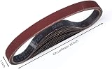 STEBrUAM Sanding Belts 25 x 762 mm 15 Pack 80/120/150/240/400 Grits view 2