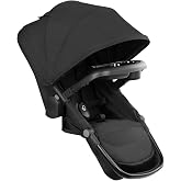 Evenflo Pivot Xpand NXT Toddler Second Seat | Attachment for Pivot Xpand NXT Travel Systems, Convers Travel System to Double Stroller, up to 55 lbs (Coal Black)