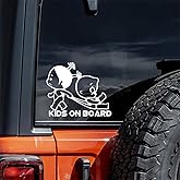 2PCS Kids On Board Kids Safety Decal - 7.1