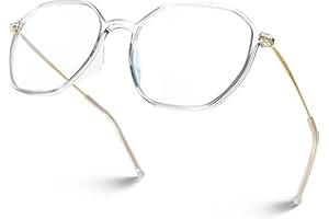 VISOONE Lightweight TR90 Blue Light Blocking Glasses Frame with Anti Glare Eye Protection for Women and Men RANE