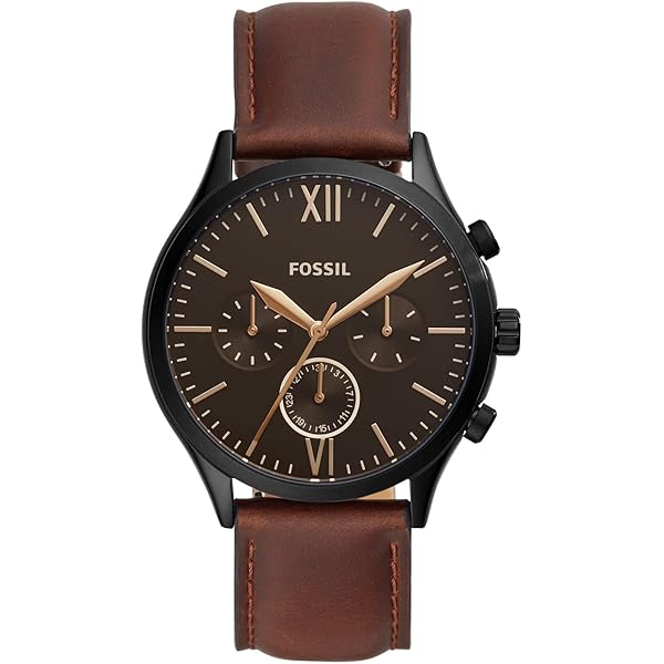 FOSSIL ブラウンレザー アナログ腕時計 Amazon.com: Fossil Sullivan Multifunction Brown Leather Watch