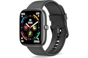 Fixwink Smart Watch for Men Women (Answer/Make Call), 1.83" HD Fitness Tracker with Heart Rate/SpO2/Sleep Monitor, Pedometer,