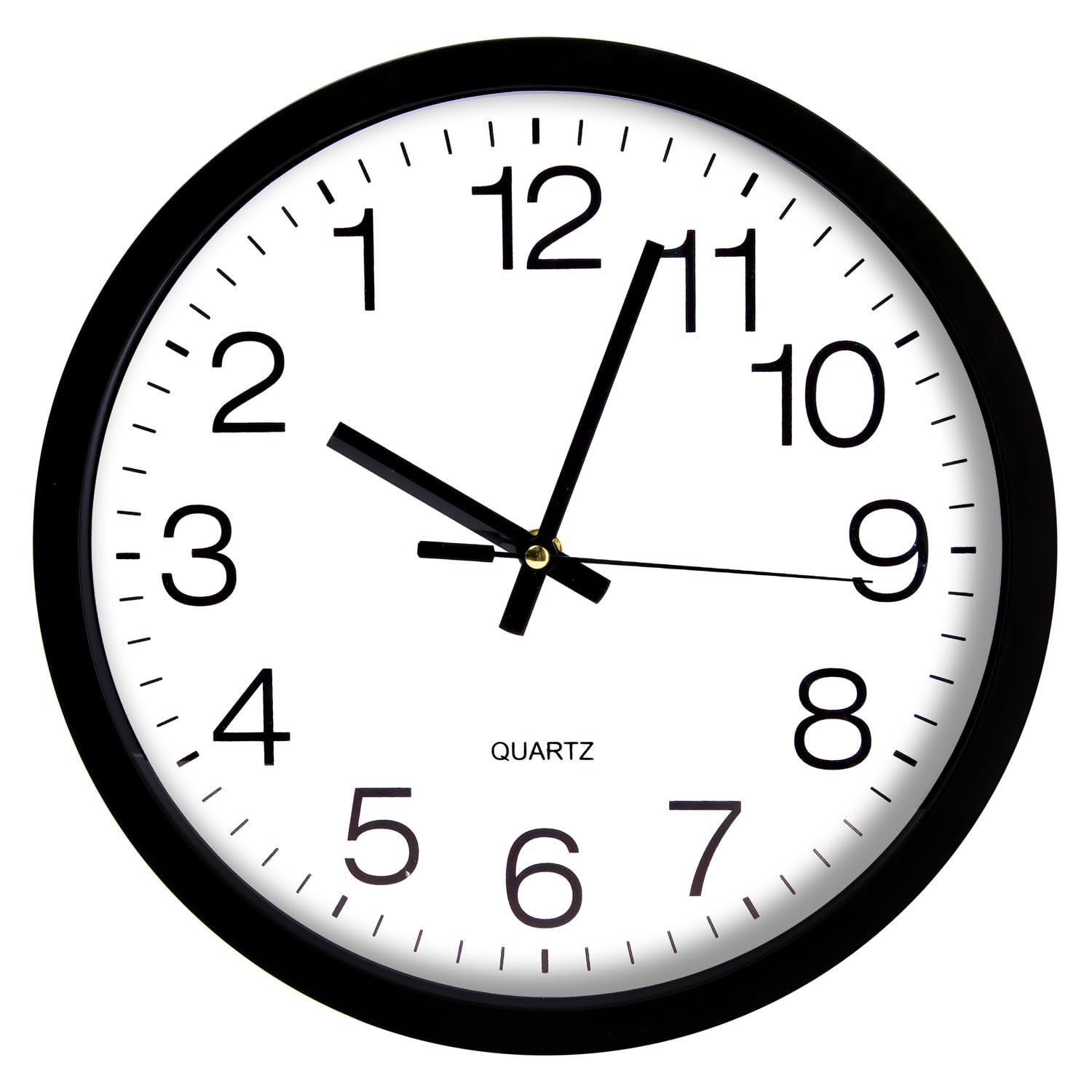 GOODS+GADGETS Reverse Running Wall Clock - Reverse Running East Frisian Clock (Reverse Running Clock)