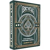 Bicycle Byzantine Playing Cards, Silver and Gold Foil, 1 Deck | Collectible Design Deck of 52 Cards for Games Poker Blackjack and Travel Games