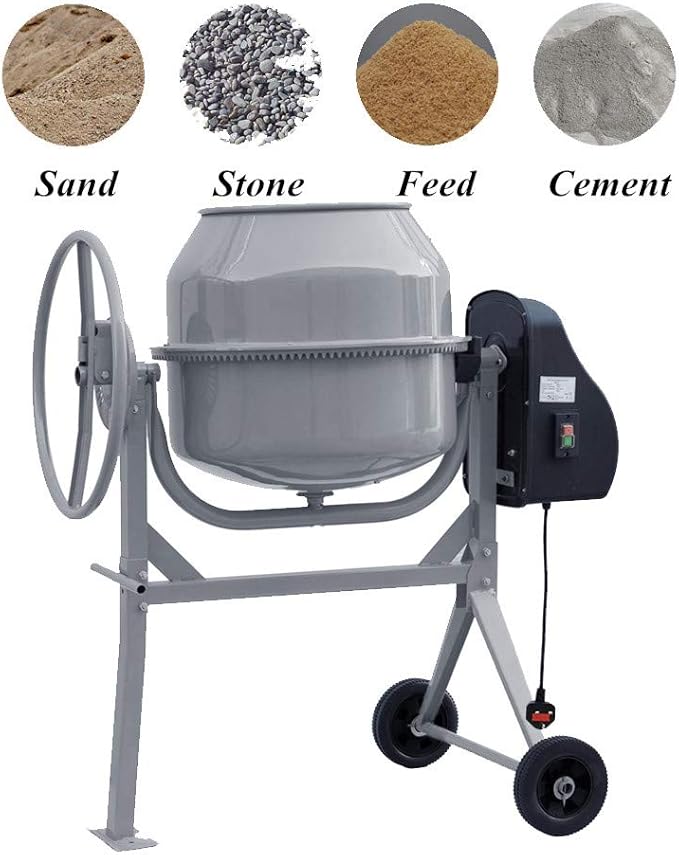 Power Concrete Mixer Concrete Power Portable & Easy to Load Capacity