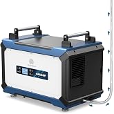 ARGENDON 180 Pints Commercial Dehumidifier with Pump for Crawl Space | Industry Water Damage Unit for up to 2,300 sq ft Large Space, Job Sites, Basement, Auto Defrost