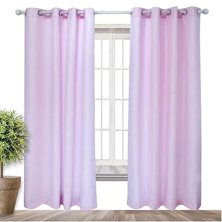 Curtains For Bedroom 2 Panels W52l84 Textured Soild Grommet Top