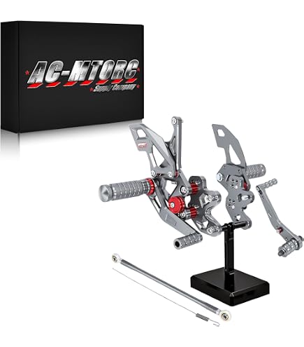 Amazon.com: CNC ZX7R 91-03 Motorcycle Adjustable Rearsets Foot