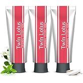 Twin Lotus Original Classic Herb Toothpast,Fluoride Free,Improve Gum Health,Toothbrush Tree,Orange Jasmine,3.52oz 3 PKs,for Improve Dental Health Teeth Care Tooth Stain Remover
