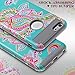 iPhone 6 /6s Case,AnnBay High Impact Drop Protection Hard Hybrid Dual Layer Heavy Duty TPU Scratch Resistant Case Armor Cover Case with Totem Flower Pattern for iphone 6 /iphone 6s(Gray)