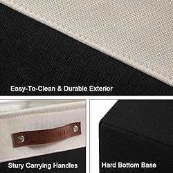 DECOMOMO Storage Bins | Fabric Storage Basket for