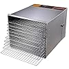 1200W-10-Tray-Stainless-Steel-Digital-Food-Jerky-Fruit-Dehydrator-with-10-Stainless-Steel-Shelves-Digital-Timer