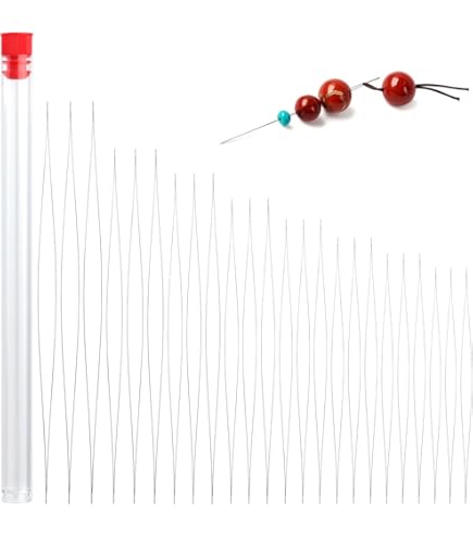 PH PandaHall Fil à Coudre Avec Fil De Plomb Et Boucle Pour Couture De Cuir, Bijoux, Bracelets Et Fabrication De Bracelets - Blanc - 150 M X 0,4 Mm