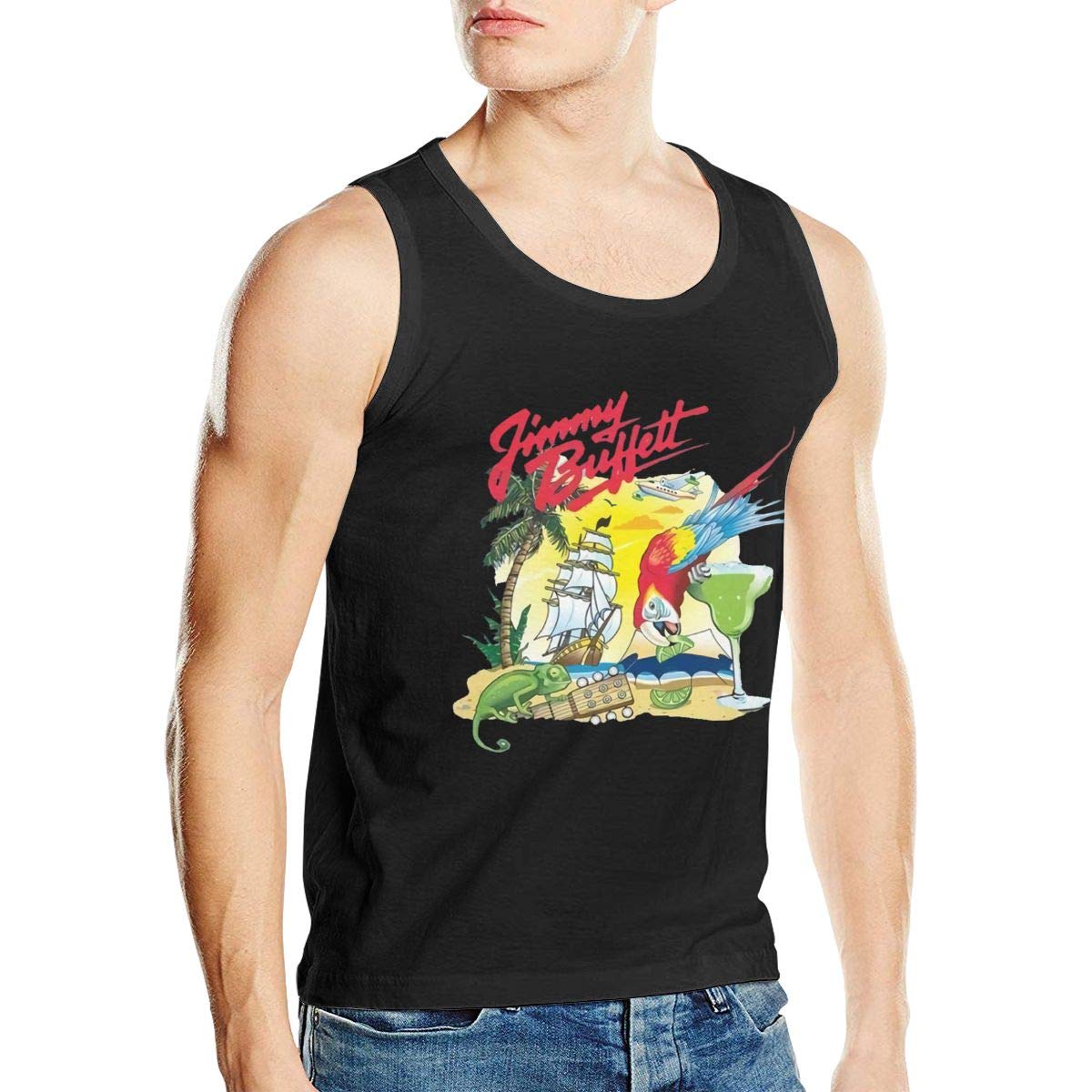 Thomlarryca Connor Jimmy Buffett Exercise Ness Black T Shirt
