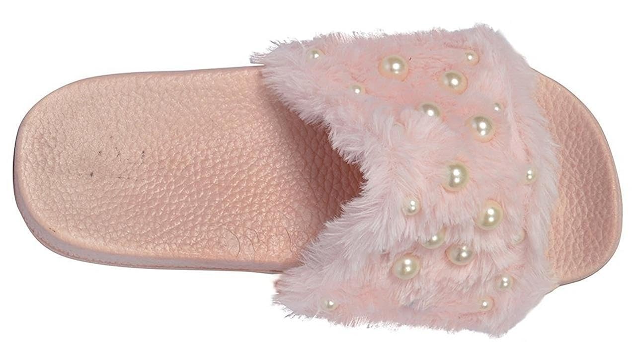 deeanne london women comfortable fur slipper