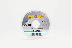 Maxima Fishing Line Leader Wheel, Clear, 20-Pound, 27-Yard