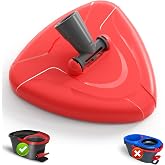 Upgraded Spin Mop Repalcement Head Base for O-Cedar Easywring 1 Tank System | Mop Base Attachments Part for Ocedar Mop Head and Handle, Plastic Triangle Adapter for Spin Mop Accessories, Easy to Replace