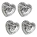 Set of 10 Western Engraved 1/2