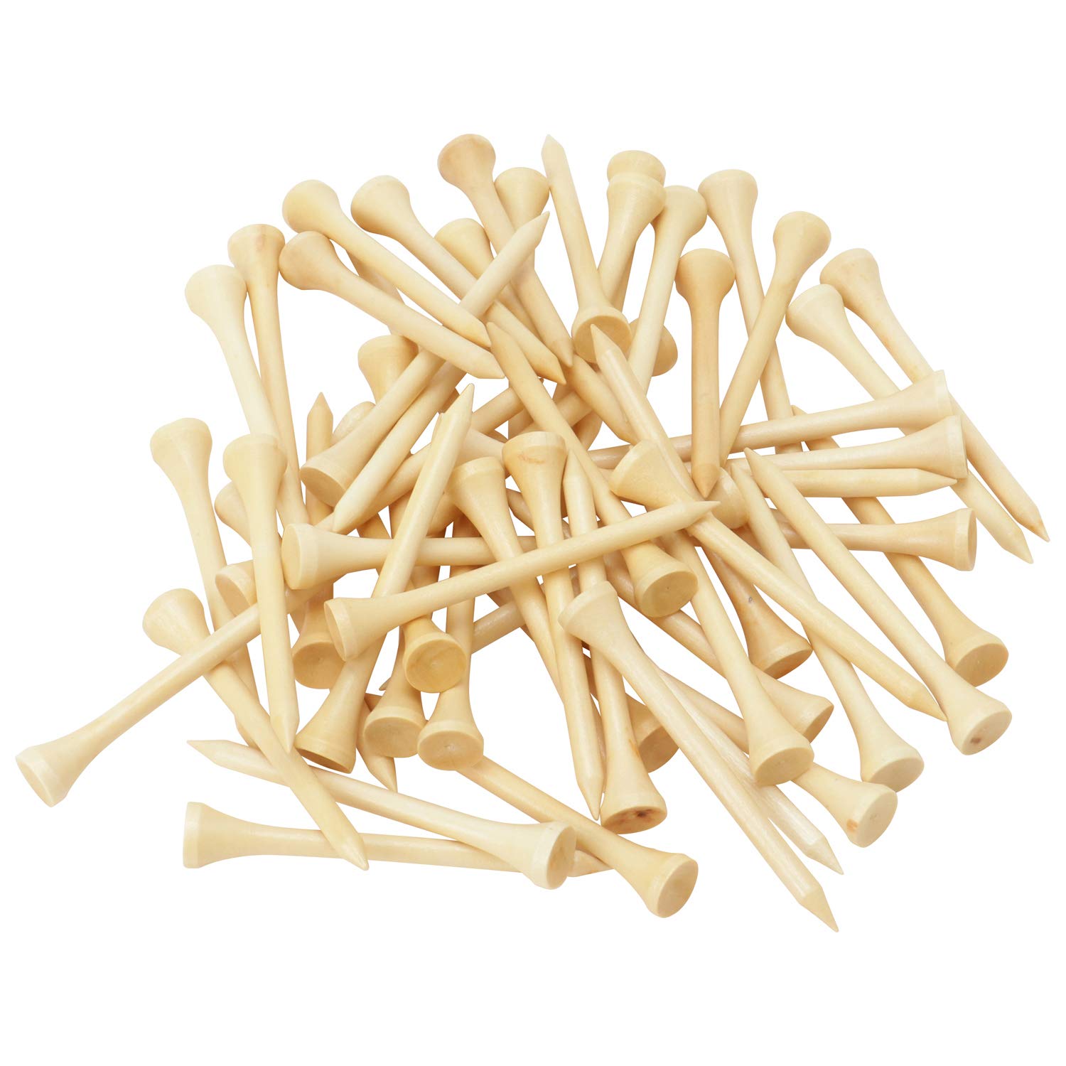 Tabata(タバタ) ゴルフ ティー 木製 ウッドティー ウッド 大容量 ゴルフティー ニス ロング ロングティー 70mm 60本入り OEM TEEAZNNL商品画像