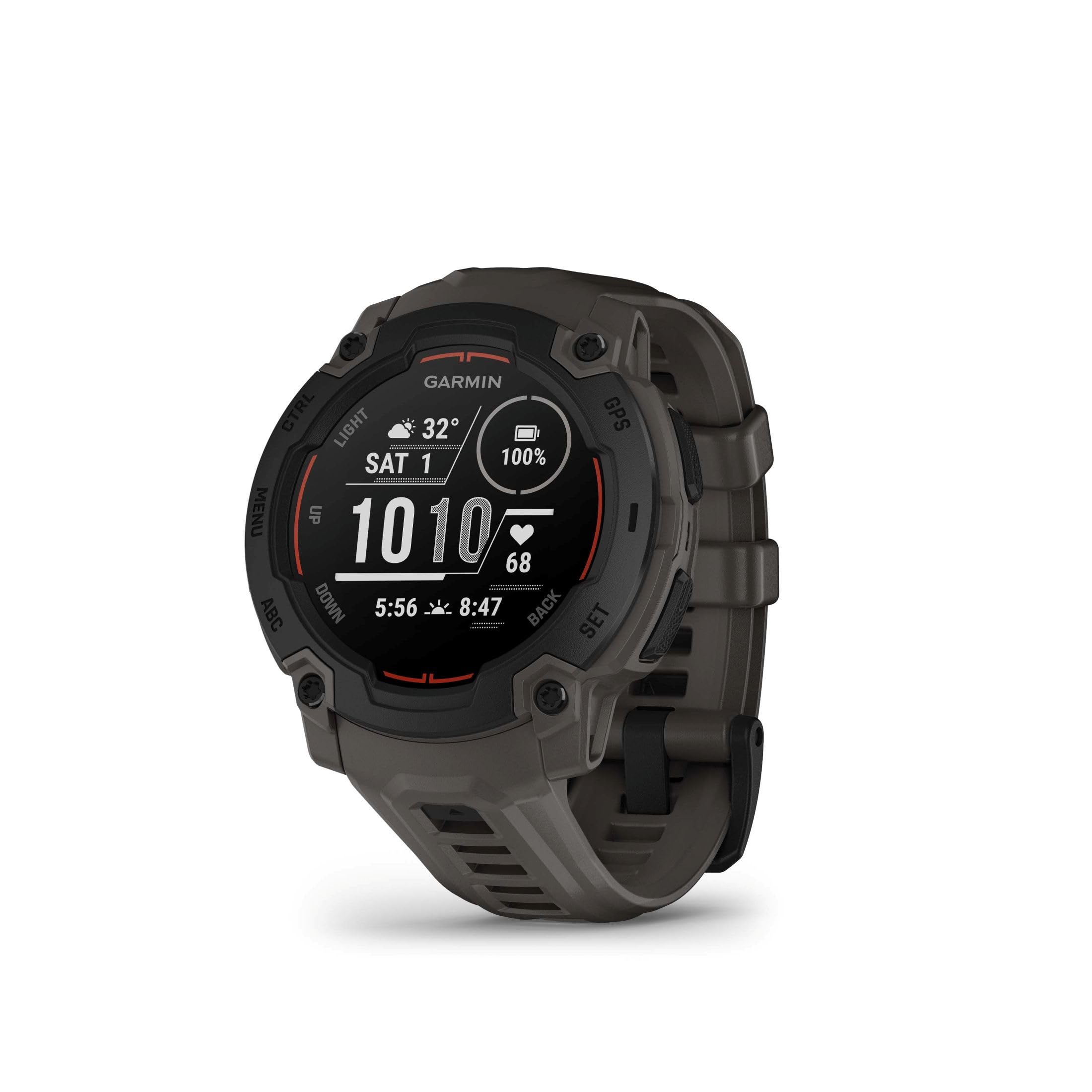 Garmin Instinct® E, Rugged GPS Smartwatch, 45mm, Charcoal (Renewed)