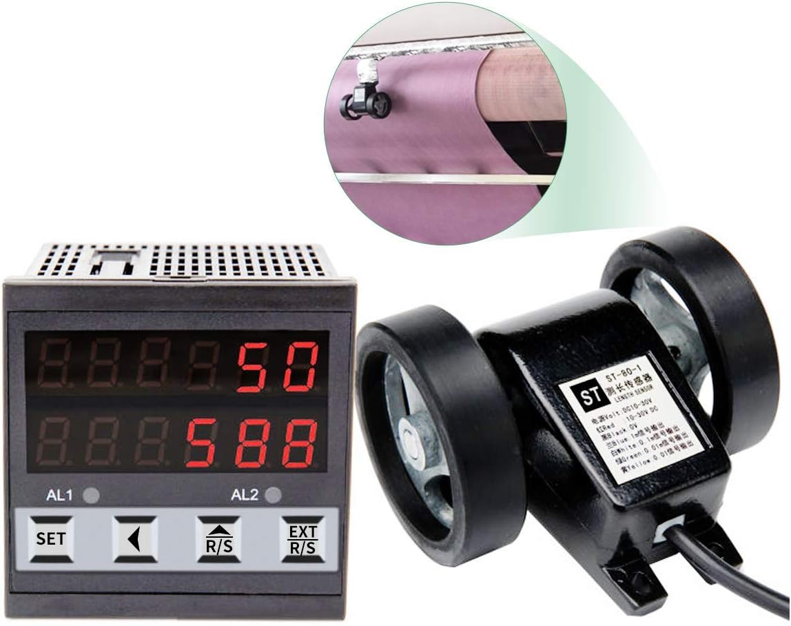 Digital Length Meter Counter Length Counter with line Speed Display for