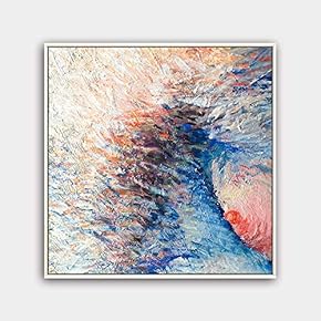 Framed Canvas Wall Art Abstract Canvas Prints Home Artwork Decoration for Living Room,Bedroom - 16x16 inches