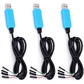 EVISWIY PL2303TA USB to TTL Serial Cable Debug Console Cable for Raspberry Pi 3 Pack