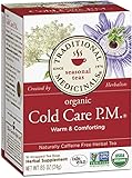 Traditional Medicinals Organic Cold Care PM Tea, 16 Tea Bags (Pack of 6)