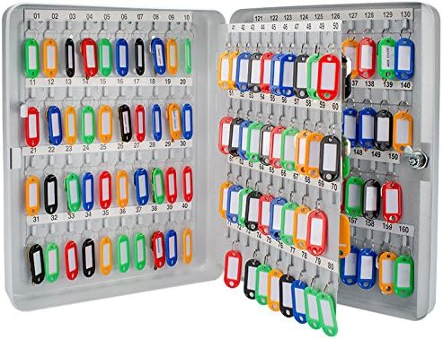 Barska 160 Position Key Lock Cabinet Steel Wall Lock Box