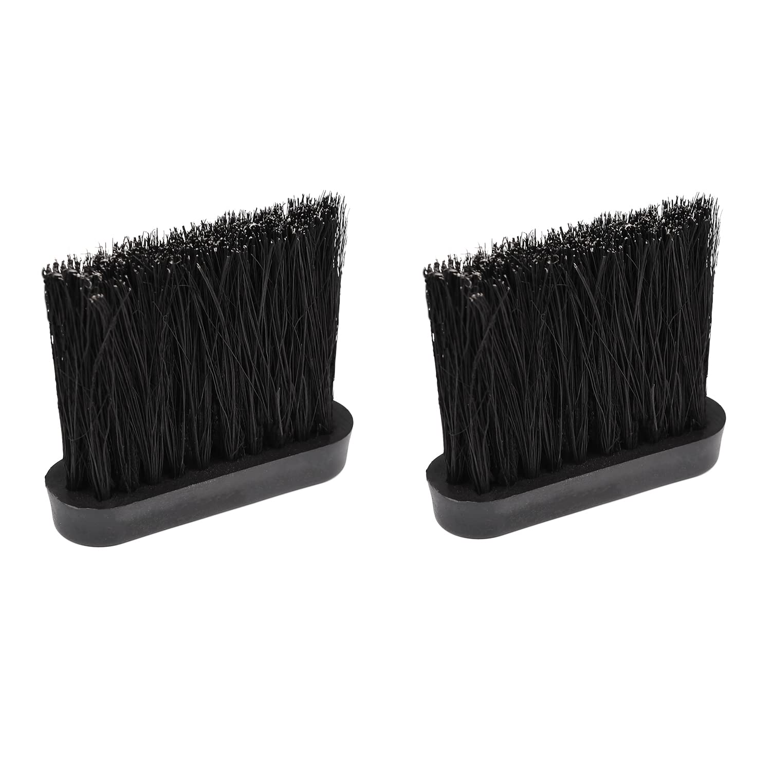 XNHIU Oblong Hearth Brush Head Replacement Hearth Fire Brush Head Fireside Companion Cleaning Brush Wooden Stock for Home