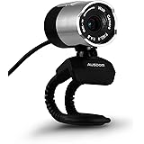 Ausdom Full HD 1080p Webcam Web Camera with Microphone, Sliver