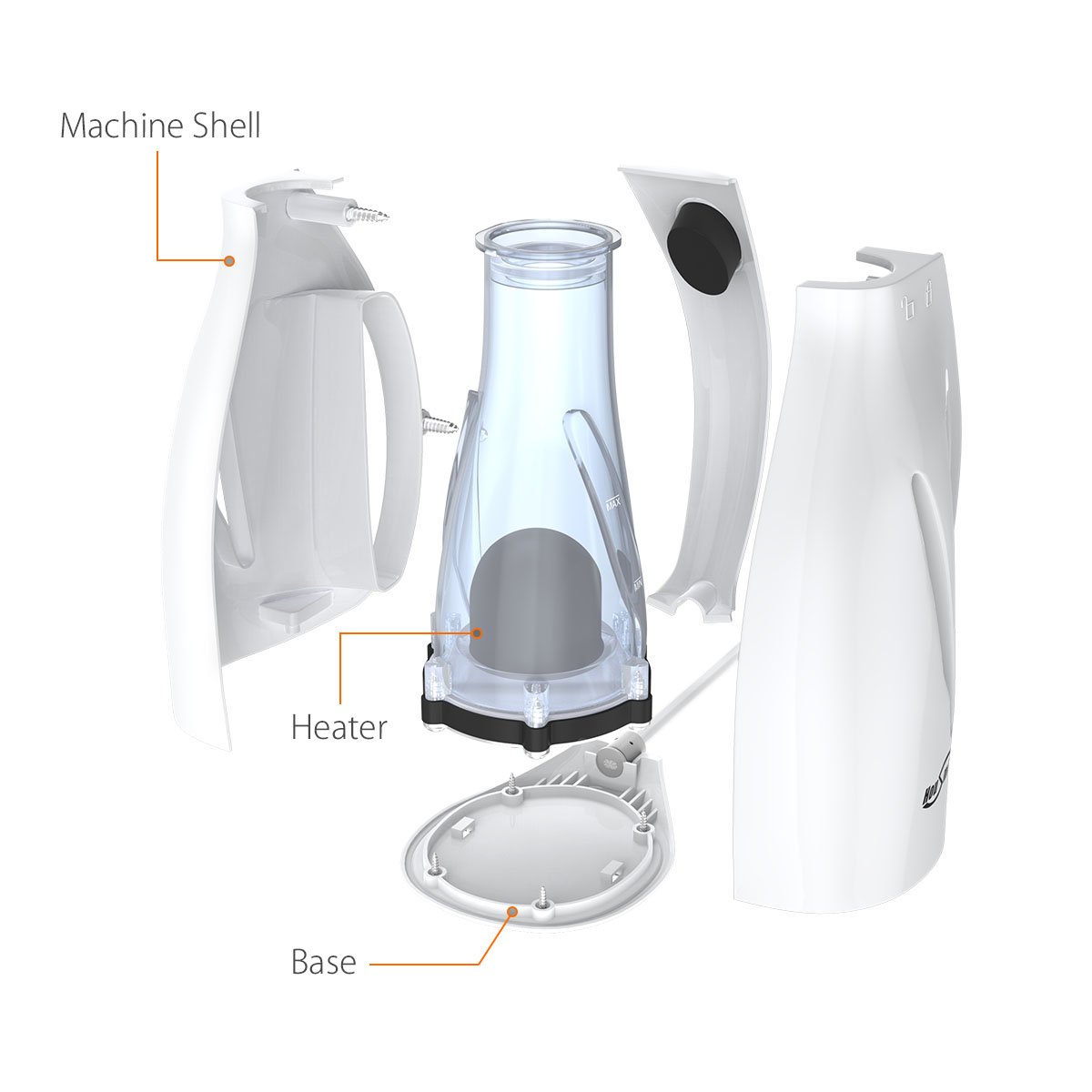 Housmile Garment Steamer 60ml Fast Heat-up Handheld Portable Fabric Clothes Steamer with Brush For Clothes Perfect for Home and Travel