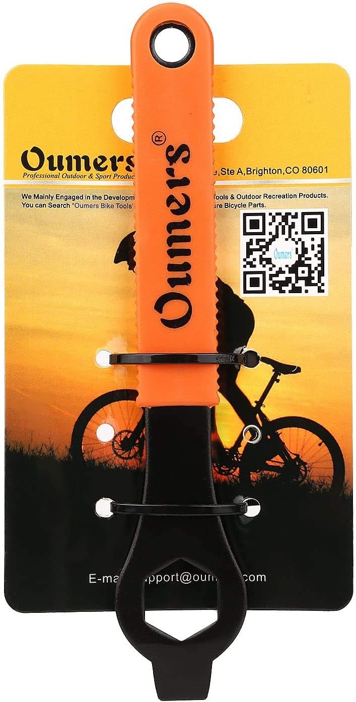 Oumers Bike Crank Extractor and Bottom Bracket Remover with 16mm Spanner Wrench, Bicycle Crank Removal Tool Crank Puller Tool-Bike Crank Arm Remover Spanner Repair Tools Kit : Sports & Outdoors