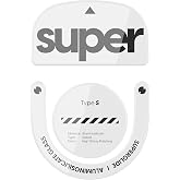 Pulsar Gaming Gears Superglide Type-S Skates for GPro X Superlight 2, White | Ultra-Fast Smooth Glide, Ultra-Low Friction, Durable Aluminosilicate Glass, Polished Rounded Edges, Precise Tracking