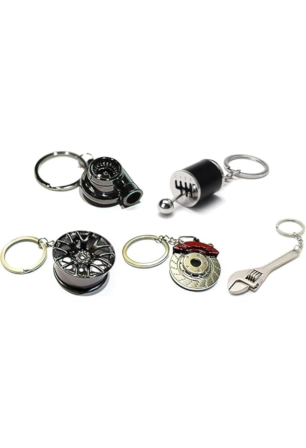 Amazon.com: Frienda 8 Pieces Automotive Parts Model Key Ring