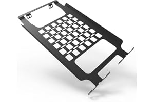 CLAMBER Overhead Molle Panel Roof Rack for Jeep Wrangler JL JLU 2018-2024 & Gladiator JT 2020-2024 / Exterior Accessories/No Drilling (Not Applicable with Electric Soft-top Models)