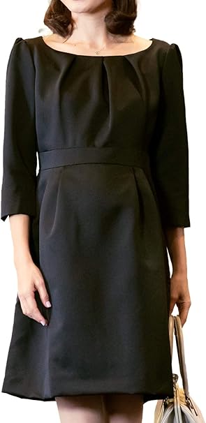 Amazon Co Jp スウィートマミー Sweet Mommy 日本製 グログラン フォーマル ワンピース 7分袖 授乳服 マタニティ 服 ファッション小物